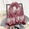 Maroon Albescent Printed Scarf by Bandano Pakistan