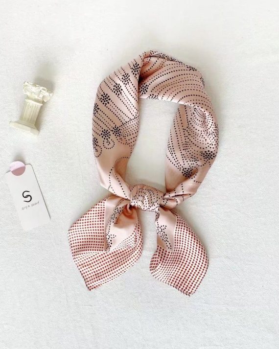 Merino Pink Hair Scarf by Bandano Pakistan