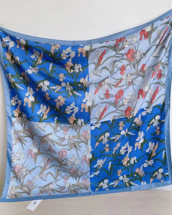 Mimesia Blue Head Scarf by Bandano Pakistan