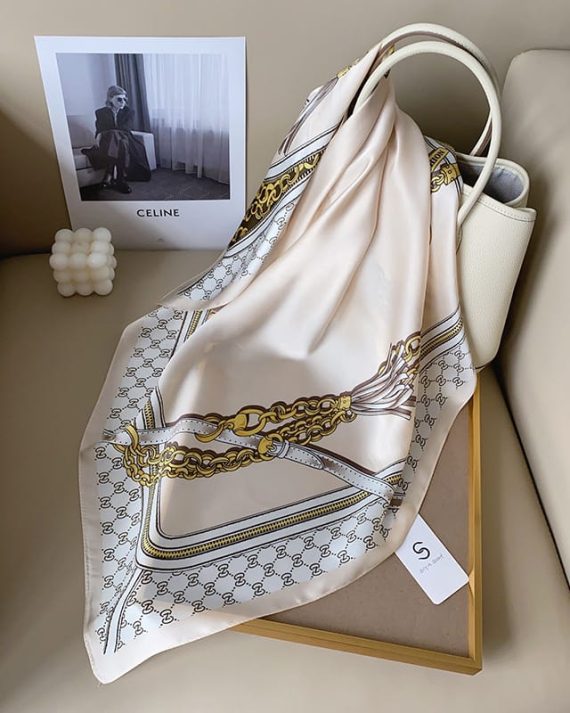 Fog Creme Hair Scarf by Bandano Pakistan