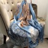 Gem Sky Blue Printed Scarf by Bandano Pakistan