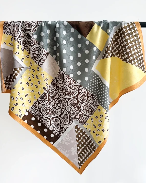 Mustard Yellow Hair Scarf by Bandano Pakistan