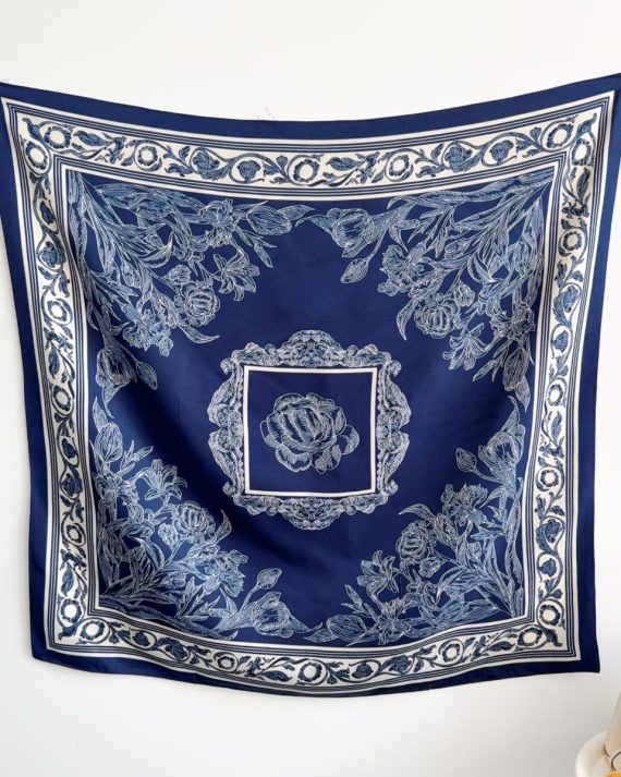 Nautical Blue Head Scarf by Bandano Pakistan