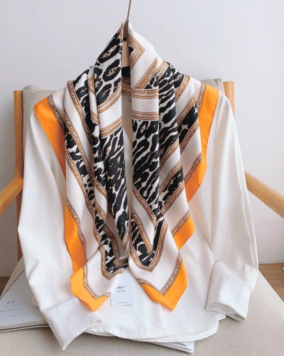 Paris White Head Scarf by Bandano Pakistan