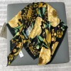 Ochra Gold Square Scarf by Bandano Pakistan