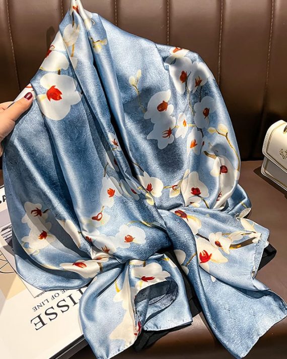 Overcast Sky Printed Scarf by Bandano Pakistan