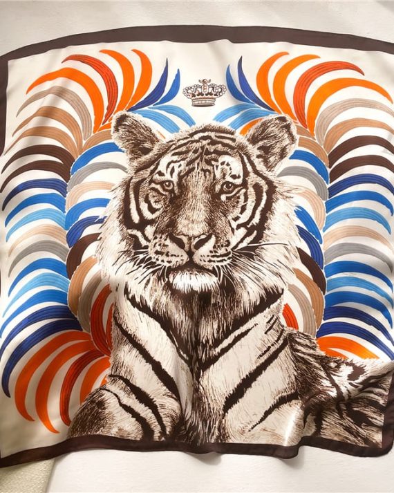 Panthera White Hair Scarf by Bandano Pakistan