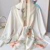 Shell White Printed Scarf by Bandano Pakistan