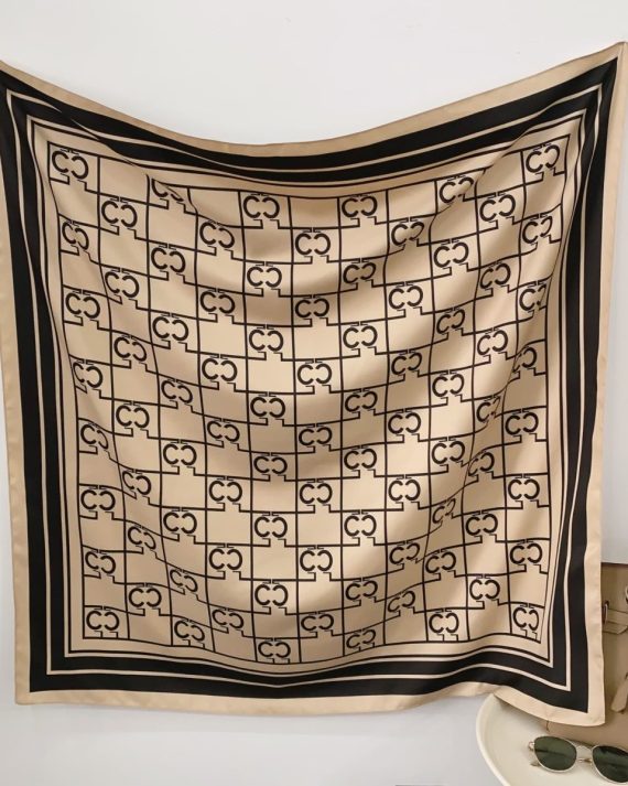 Pergament Brown Head Scarf by Bandano Pakistan