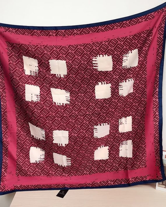 Pink Strawberry Head Scarf by Bandano Pakistan