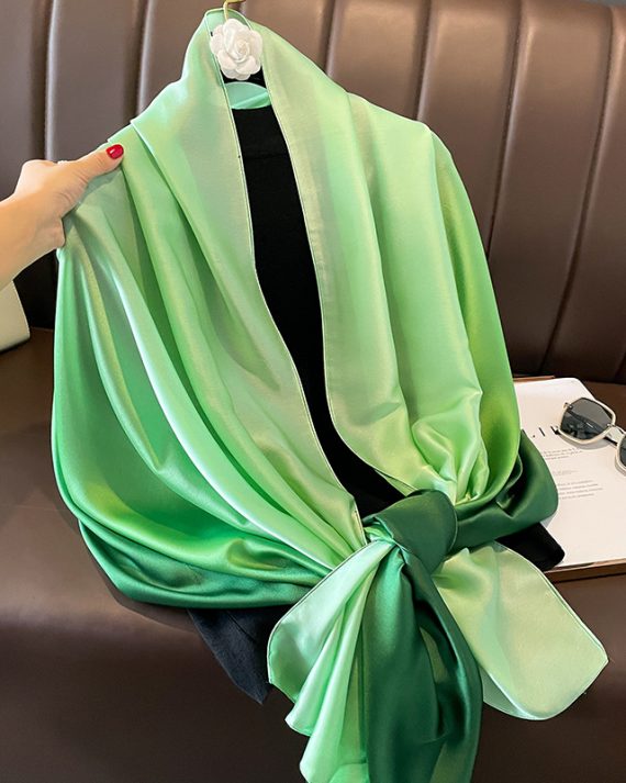 Poker Green Printed Scarf by Bandano Pakistan