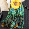 Mature Lemon Chiffon Georgette Scarf by Bandano Pakistan