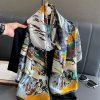 Rotunda White Printed Scarf by Bandano Pakistan