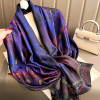 Regal Blue Printed Scarf by Bandano Pakistan