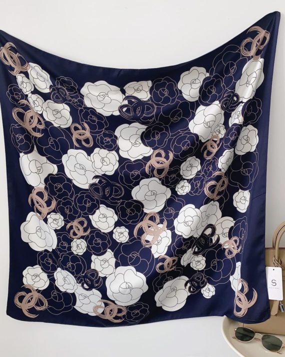 Regal Blue Head Scarf by Bandano Pakistan