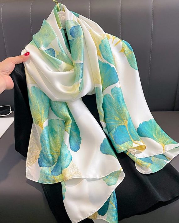Scenario Green Printed Scarf by Bandano Pakistan