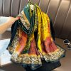 Seiheki Green Printed Scarf by Bandano Pakistan