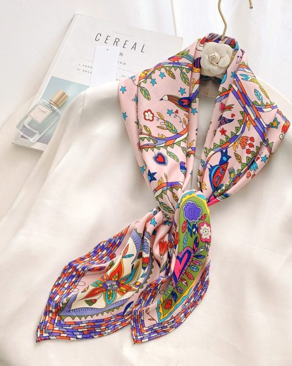 Solid Pink Head Scarf by Bandano Pakistan