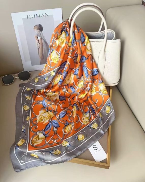 Sienna Orange Hair Scarf by Bandano Pakistan