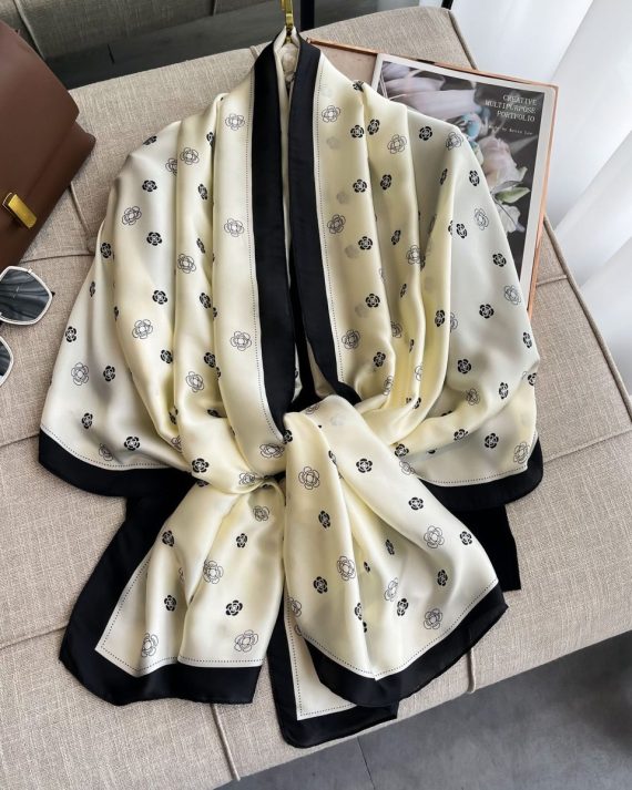 Grey Bronco Printed Scarf by Bandano Pakistan