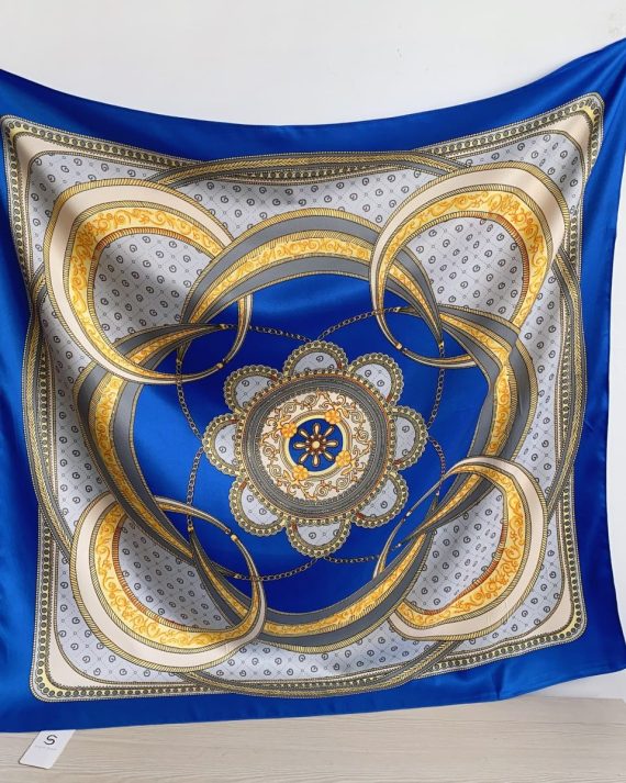 Glass Blue Head Scarf by Bandano Pakistan