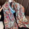Glass Blue Printed Scarf by Bandano Pakistan