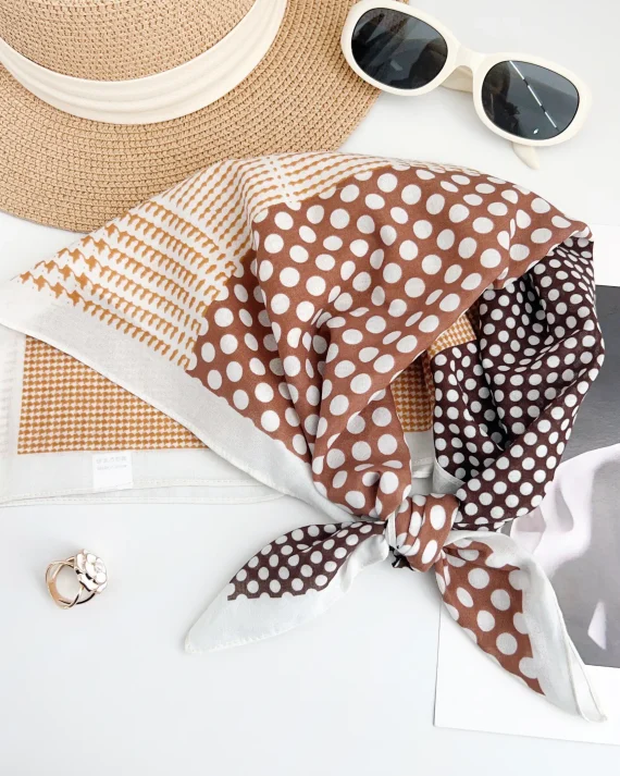 Spice Mix Brown Printed Bandana by Bandano Pakistan