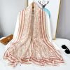Teak Brown Chiffon Georgette Scarf by Bandano Pakistan