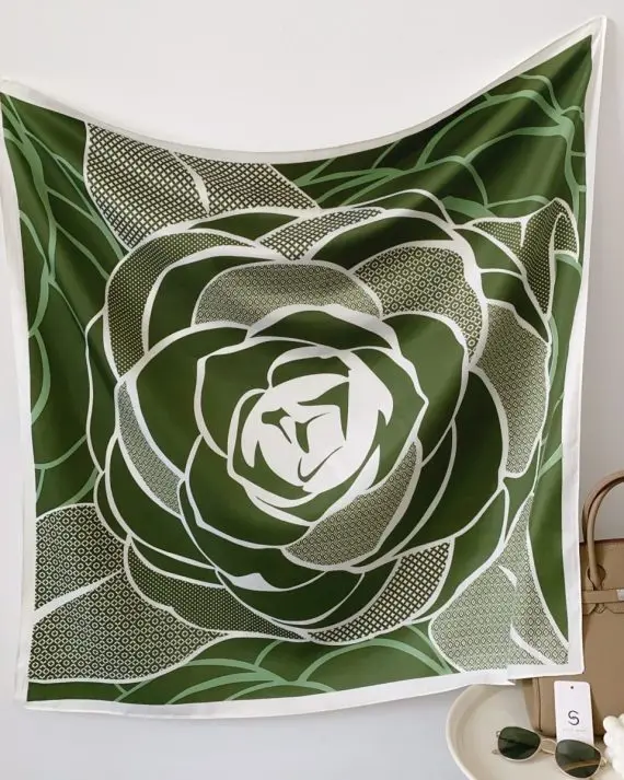Verdun Green Head Scarf by Bandano Pakistan