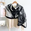 Free Black Printed Scarf by Bandano Pakistan